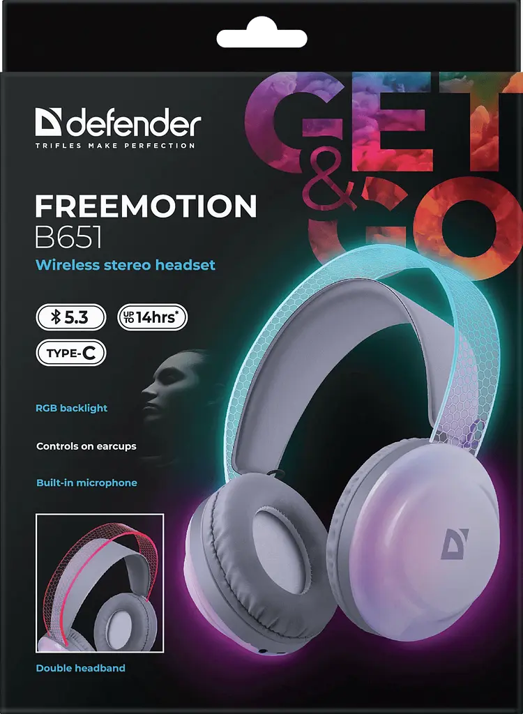 Гарнітура Defender FreeMotion B651 Bluetooth White (63651) (7202786) - фото 5
