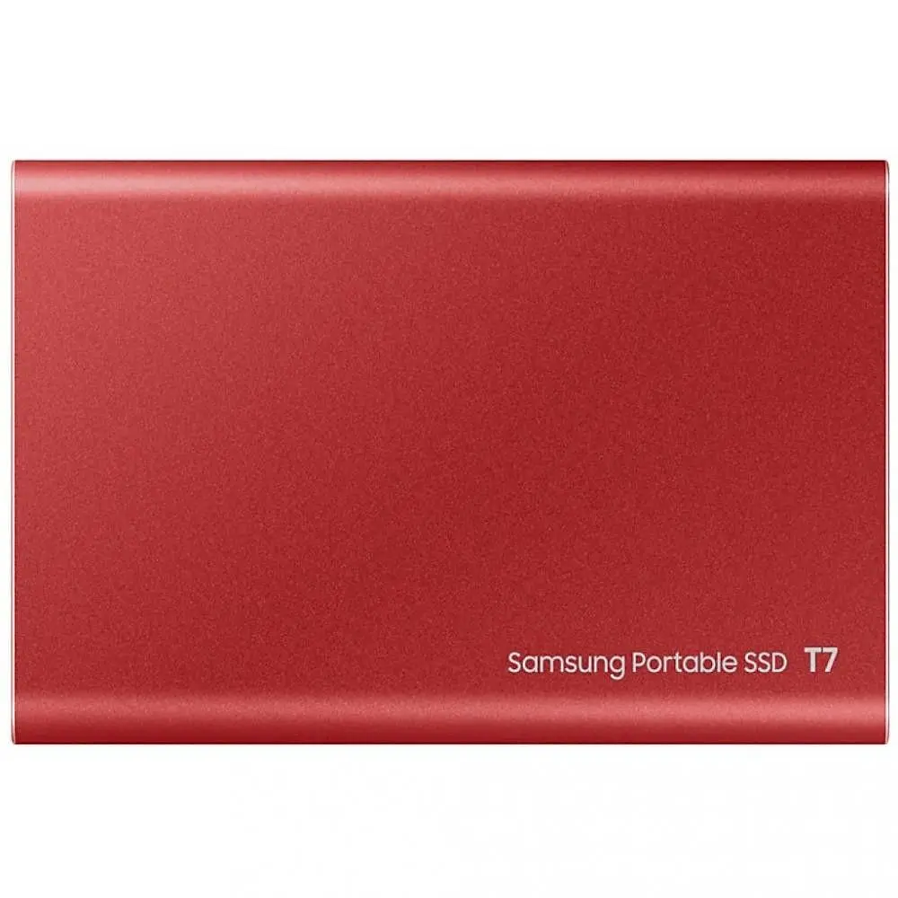 Внешний SSD накопитель Samsung T7 1 TB Red [MU-PC1T0R/WW] [53624] - фото 4