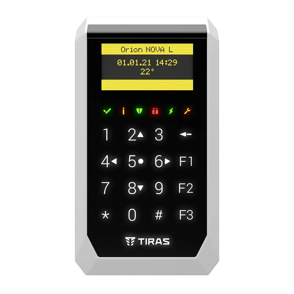 Клавіатура Tiras K-PAD OLED+ Black з OLED-дисплеєм та вбудованим зчитувачем NFC/Mifare (21-00068) - фото 8
