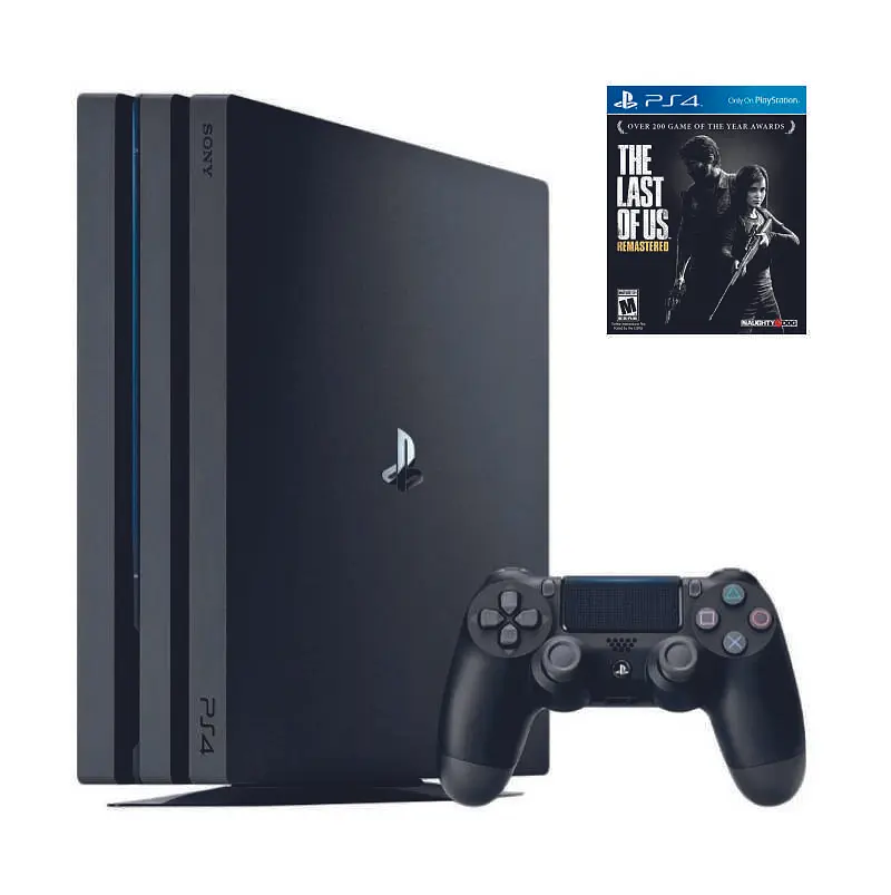 Консоль Sony PlayStation 4 PRO 1TB CUH 72 Black обслуженая + Геймпад беспроводной DualShock 4 + The Last of Us: Remastered + гарантия б/у - фото 1