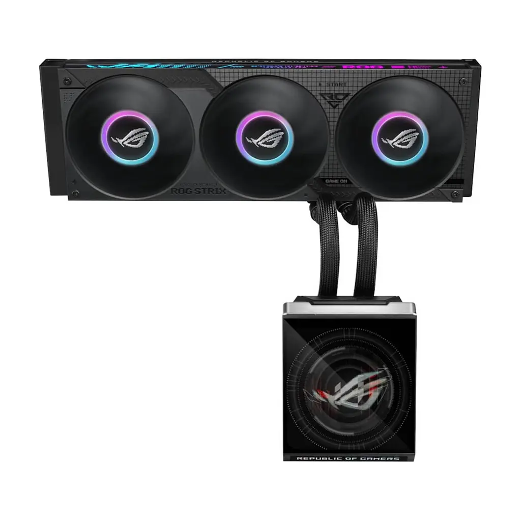 Система рідинного охолодження ASUS ROG STRIX SLC IV 360 ARGB LCD (90RC01S1-B0EAY0) - фото 3