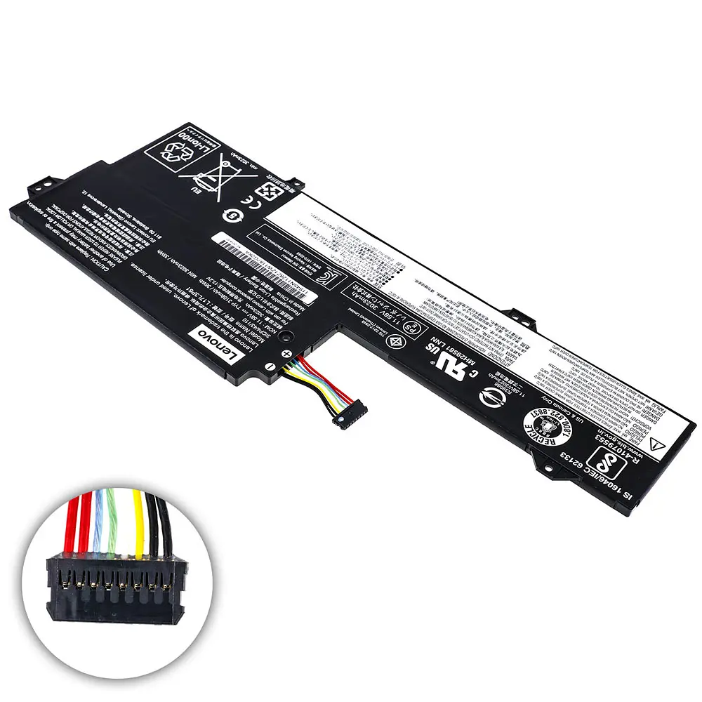 Батарея для ноутбука Lenovo L17C3P61 (IdeaPad 320s-13IKB) 11.58V 3108 mAh 36Wh Black - фото 2
