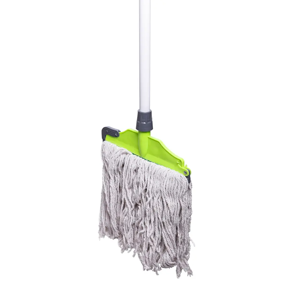 Швабра для підлоги з бавовняним мопом 122 см Household Cleaning Products HP-35015-31 - фото 4