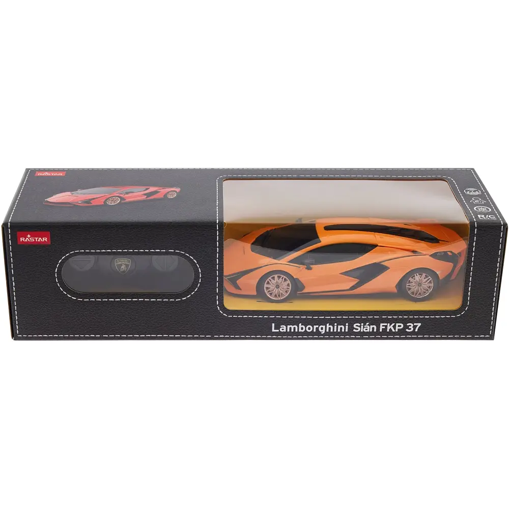 Машинка Rastar Lamborghini Sian 1:24 Помаранчевий - фото 9