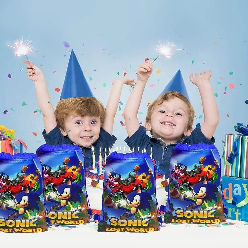Сумка для взуття Їжачок Сонік Super Sonic двосторонній принт - фото 4