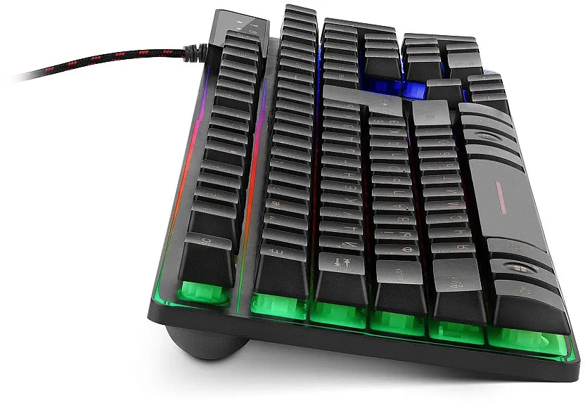 Клавіатура Real-el Gaming 8700 Чорний - фото 6