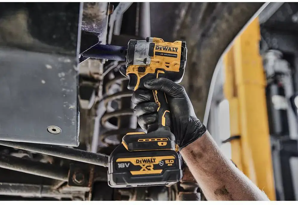 DeWALT Гайковерт ударний акумуляторний DeWALT XR Li-Ion 18В 610Нм 1400-2500об/хв 3550уд/хв 1/2" кейс TSTAK 1.1кг без АКБ та ЗП - фото 10