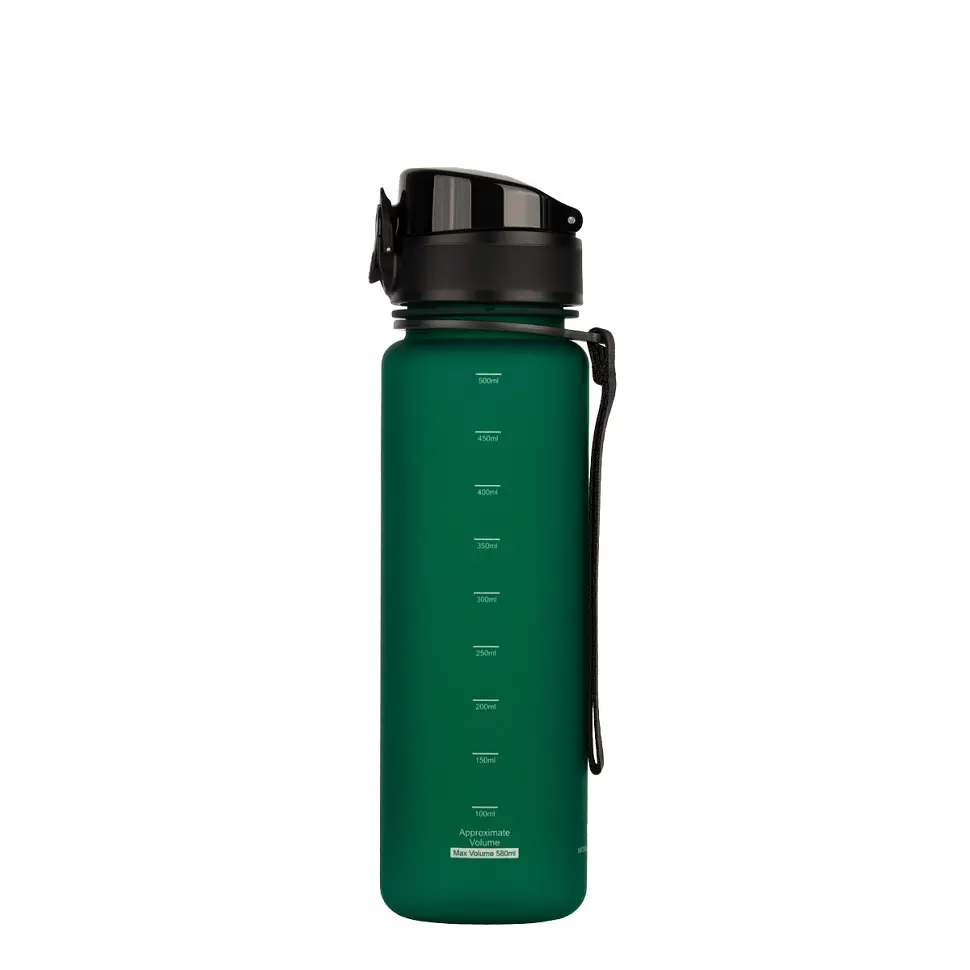 Пляшка для води UZSPACE 3026(Dark-Green) 500 мл, темно-зелена - фото 2