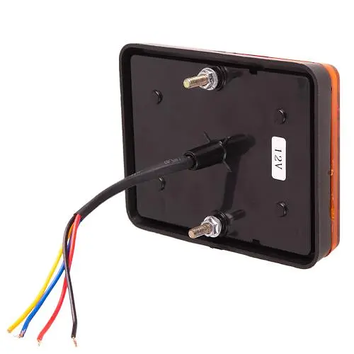 LED Задній ліхтар квадратний 58LED 12V/ 120 х 95 х 23 мм 2 шт. (BL-64908) - фото 2