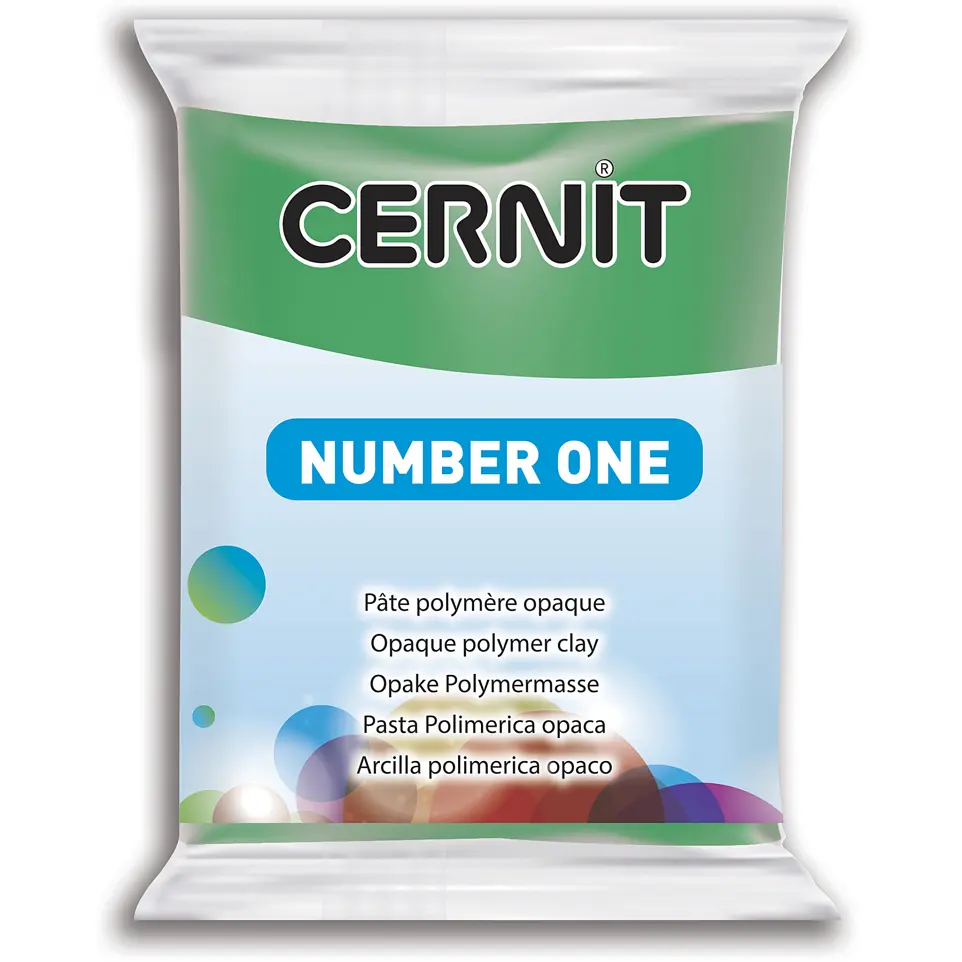 Полімерна глина Cernit Number One, 56 г., 600 зелений, (CR-CE0900056600)