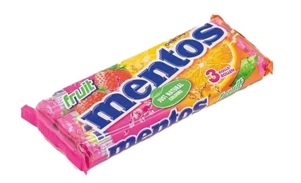Драже Mentos Fruits 3 х 38г - фото 2