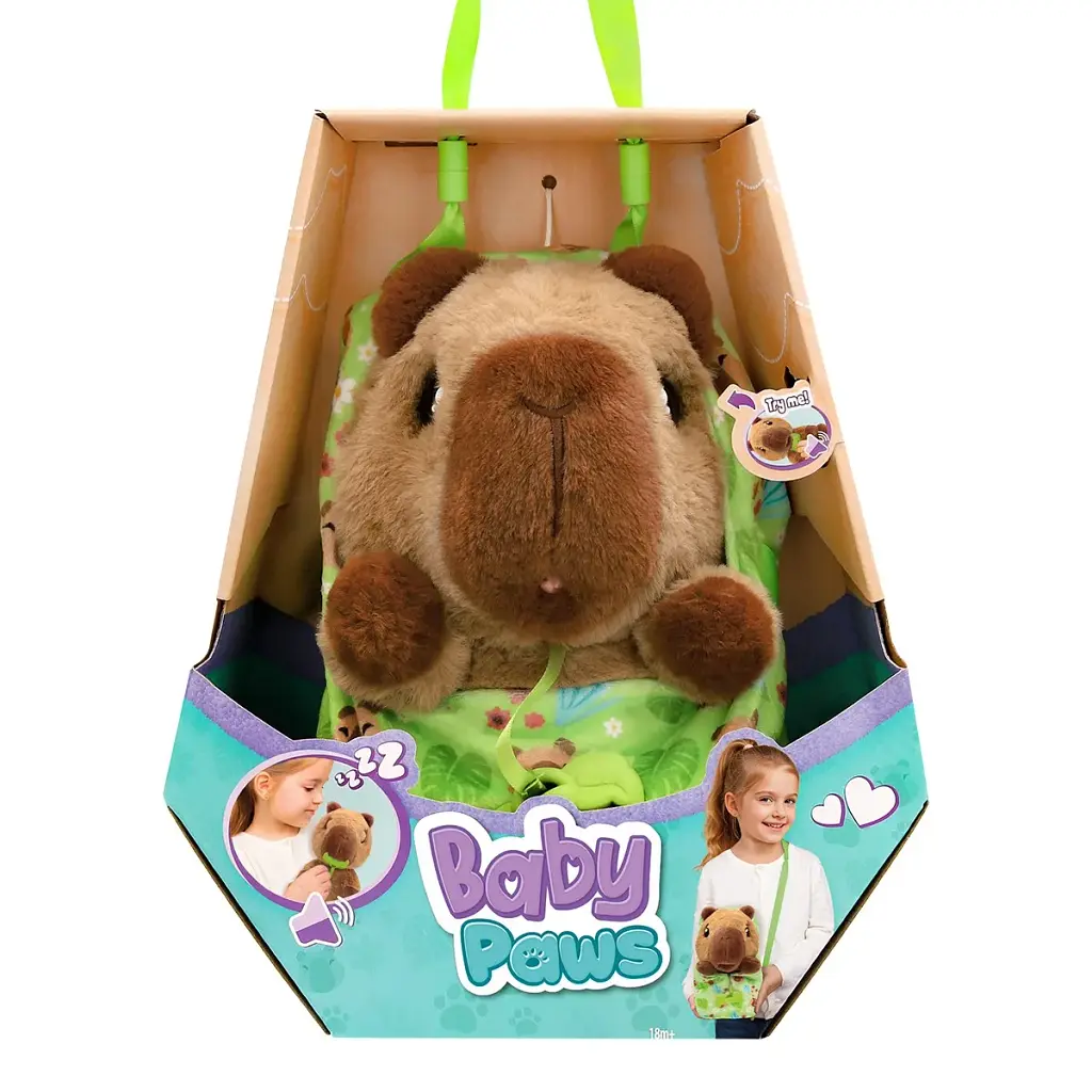 Інтерактивна іграшка Baby Paws W4 - КАПІБАРА (з аксес.)