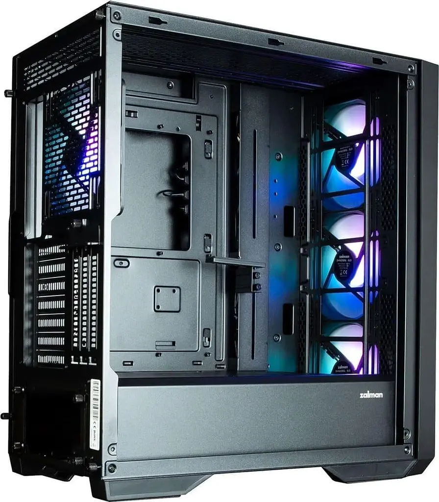 Корпус Zalman Z9 Iceberg MS Tempered Glass без БЖ Black (Z9ICEBERGMSBLACK) Без БП - фото 7