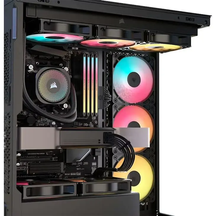 Корпус Corsair 3500X RS-R ARGB Tempered Glass без БП (CC-9011322-WW) Black - фото 12