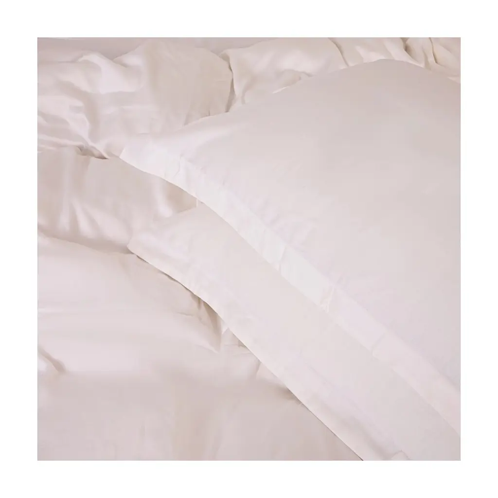 Постільна білизна MirSon Tencel №01 White 2x143x210 Сімейний (2200009368431) - фото 10