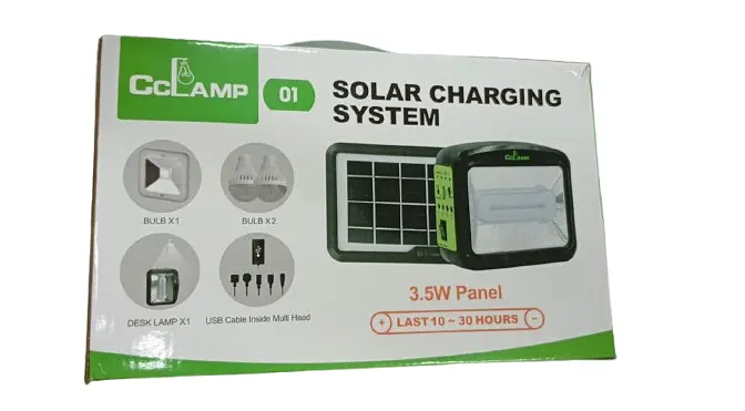Солнечная система освещения CcLamp 01 3.5W панель 3 лампы PowerBank - фото 8