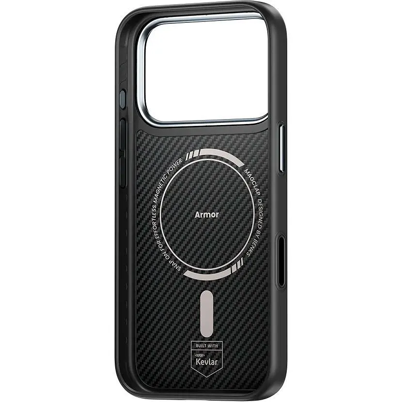 Чохол Benks Magnetic ArmorPro Kevlar Case 600D для Apple iPhone 17 Pro Black [145687] - фото 3