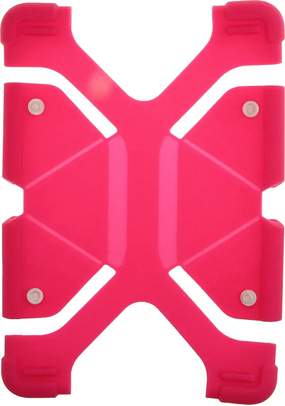 Чехол-накладка TOTO Tablet universal stand silicone case Universal 9/12" Hot Pink - фото 2
