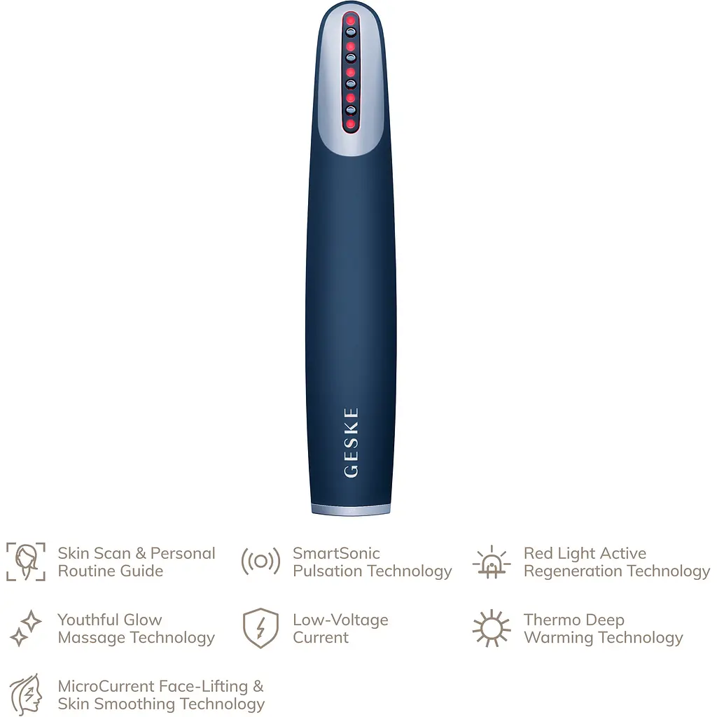 Масажер для обличчя GESKE Skin Firming Wand 7в1 Midnight (HB0431) [176852] - фото 4
