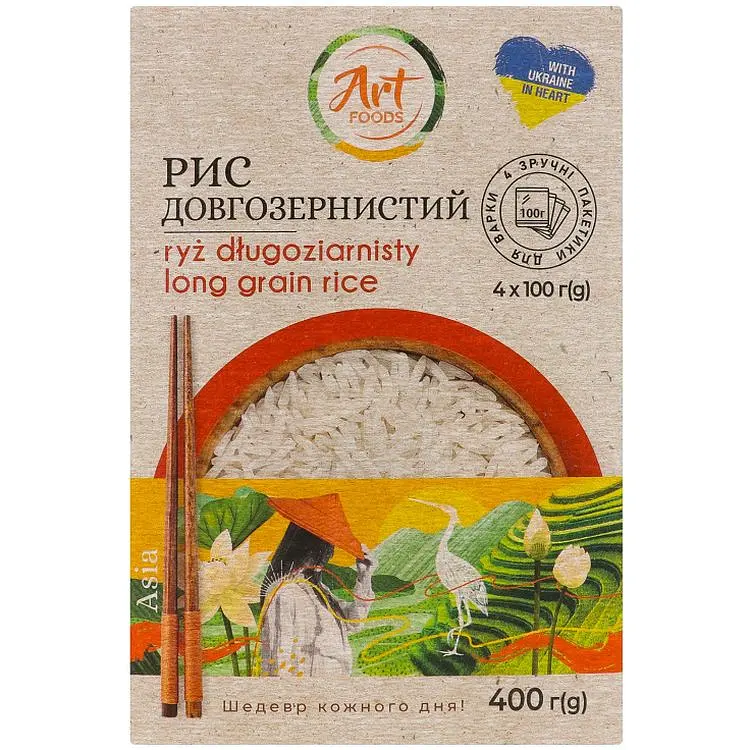 Рис Art Foods длиннозернистый 400 г - фото 2