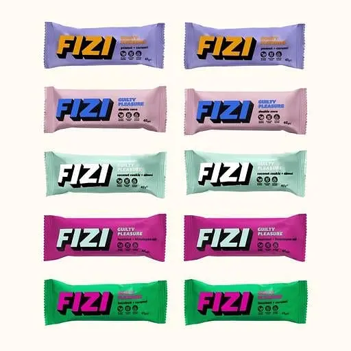 Набір батончиків Fizi Guilty pleasure box 10 шт. - фото 2