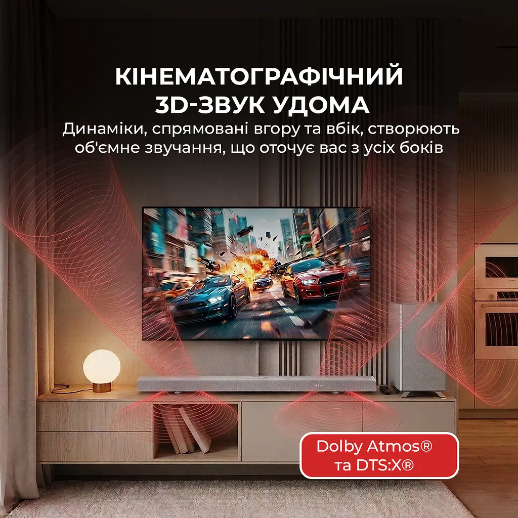 Саундбар Sharp HT-SBW53121(SL) - фото 2