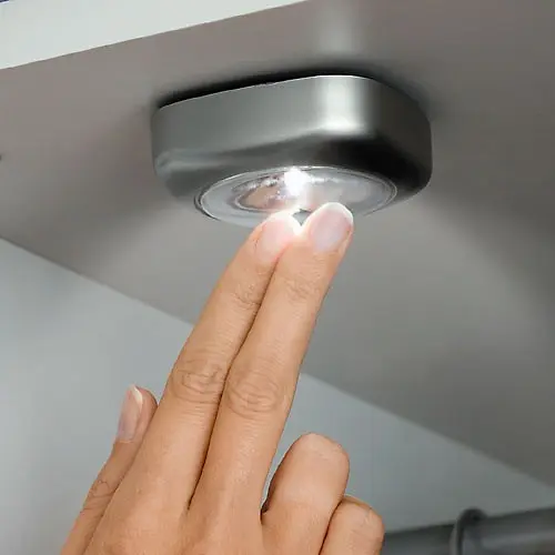 Переносной led светильник Touch On - Push Light светодиодный светильник на батарейках переносний 3 шт - фото 3