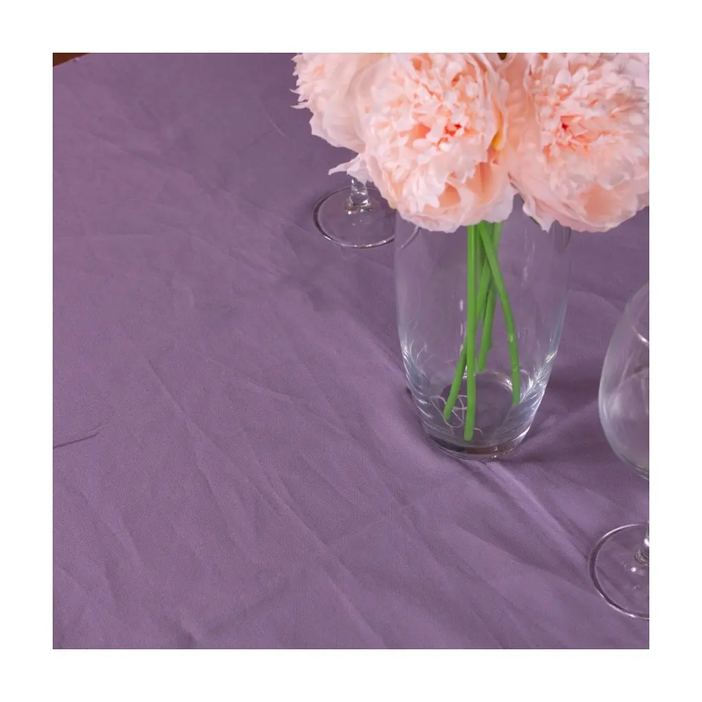 Скатертина MirSon Рогожа №214 Lavender 130x300 см (2200006738381) - фото 2