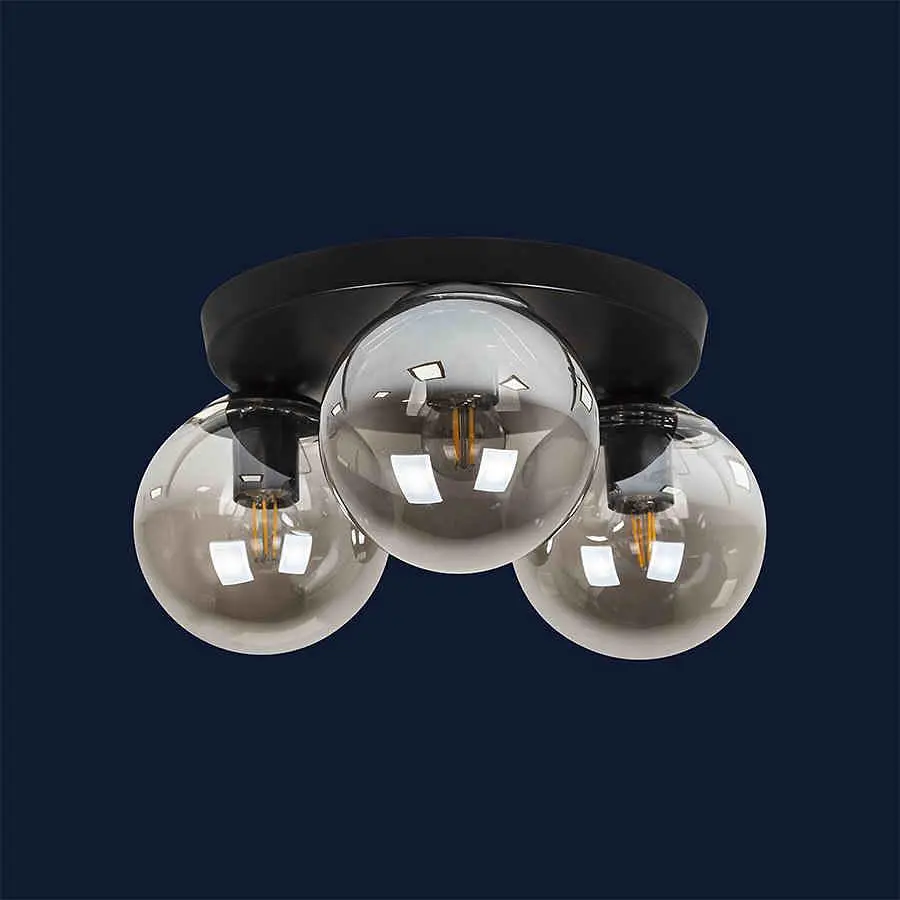 Люстра стельова кулі Levistella 756XPR150F-3 BK+BK (300) - фото 2
