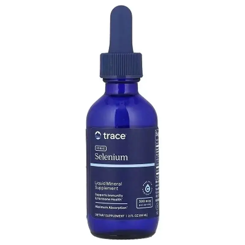 Витаминно-минеральный комплекс Trace Селен ионный в каплях, 300 мкг, Ionic Selenium, 59 мл (TMR00018)