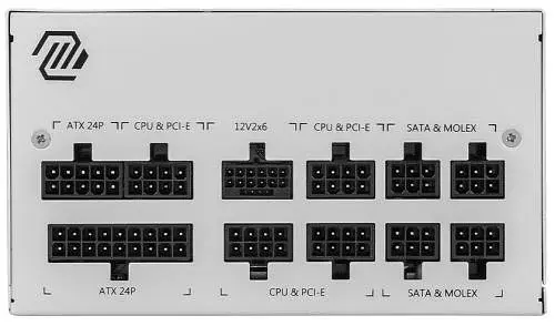 Блок живлення 850 Вт, MAG A850GL PCIE5, White, модульний MSI teh0028830 - фото 2