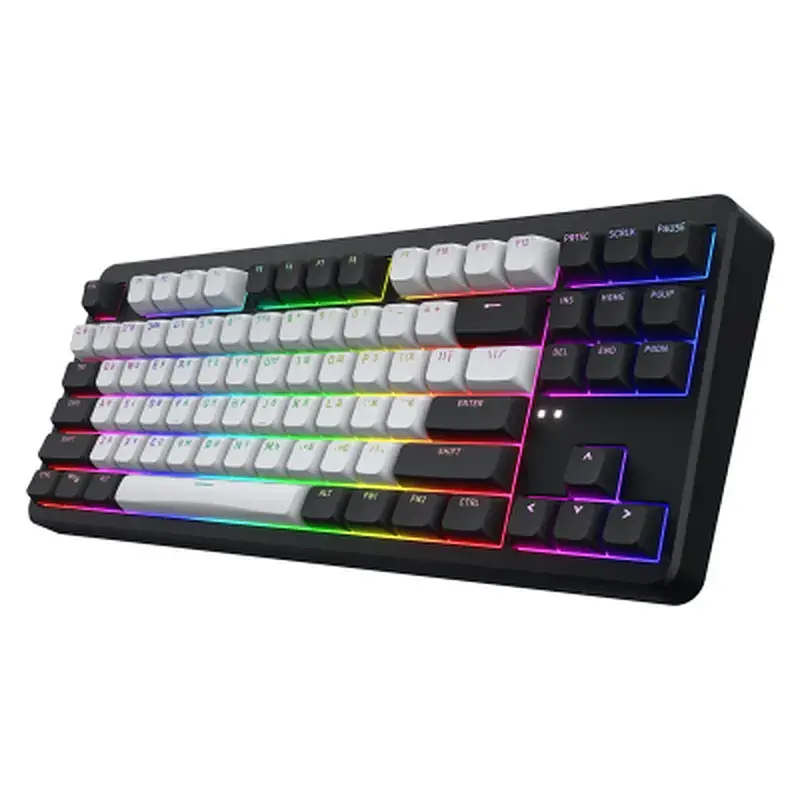 Клавіатура Hator Rockfall 3 Mecha TKL QMK/VIA Orange Wireless Black (HTK850UA) - фото 2