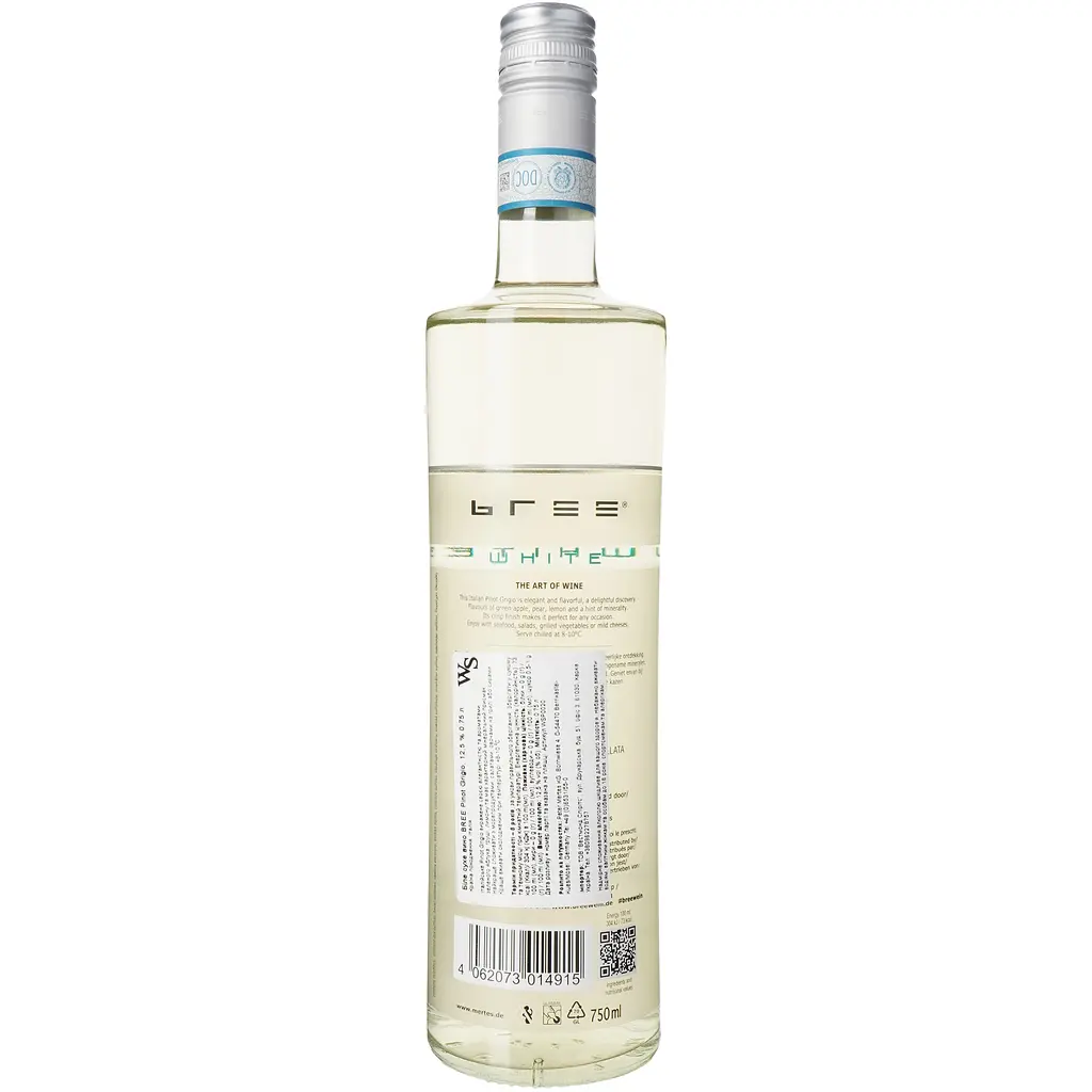 Вино Bree Pinot Grigio DOC Italy сухе біле 12.5% 0.75 л - фото 4