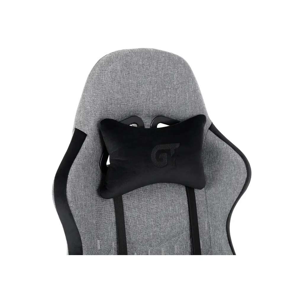 Крісло ігрове GT Racer X-2324 Gray/Black (X-2324 Fabric Gray/Black Suede) - фото 7