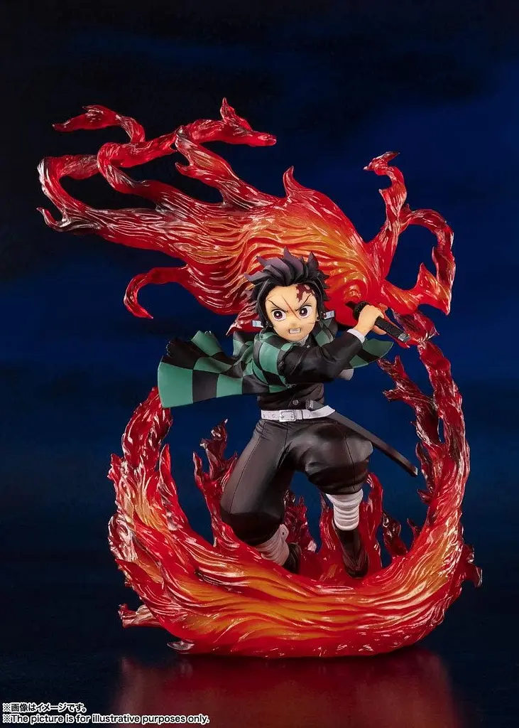 Фигурка Тандзиро Камадо Клинок, рассекающий демонов Kamado Tanjiro Demon Slayer WST DS TK 1123 - фото 8