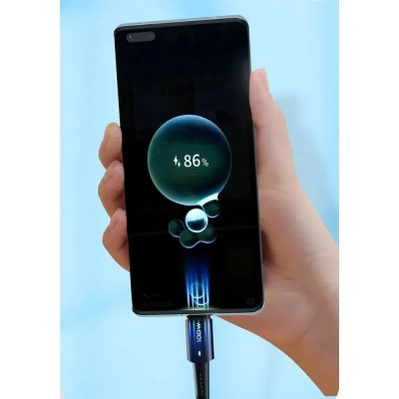 Дата кабель USB-C to USB-C 0.5m 100W black Essager (EXCTT1-CGB01) - фото 5