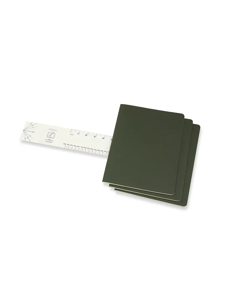 Записник Moleskine Cahier великий, Нелінований Зелений (CH023K15) - фото 2