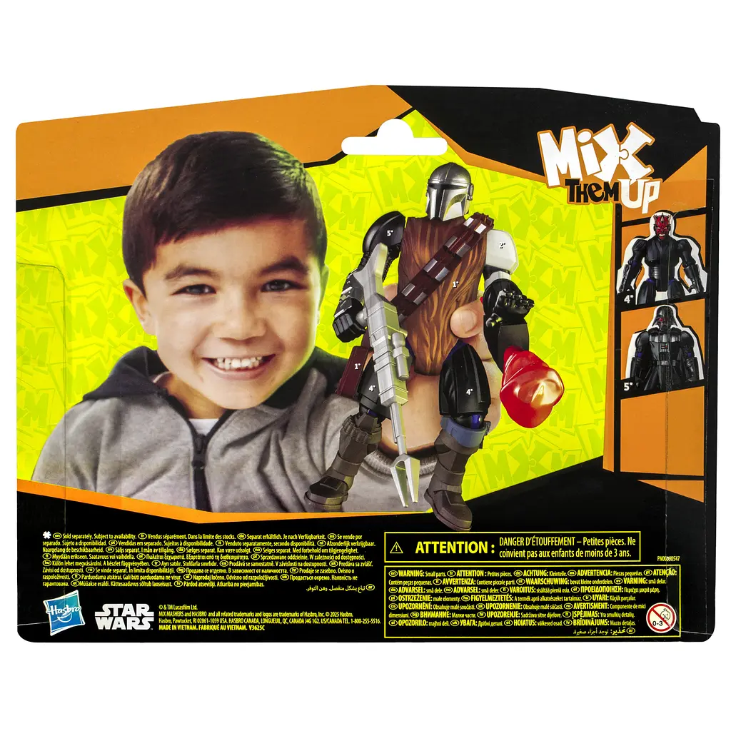 Іграшка-фігурка Hasbro MixMashers Star Wars Mando and Grogu (F9481_G0300) - фото 6