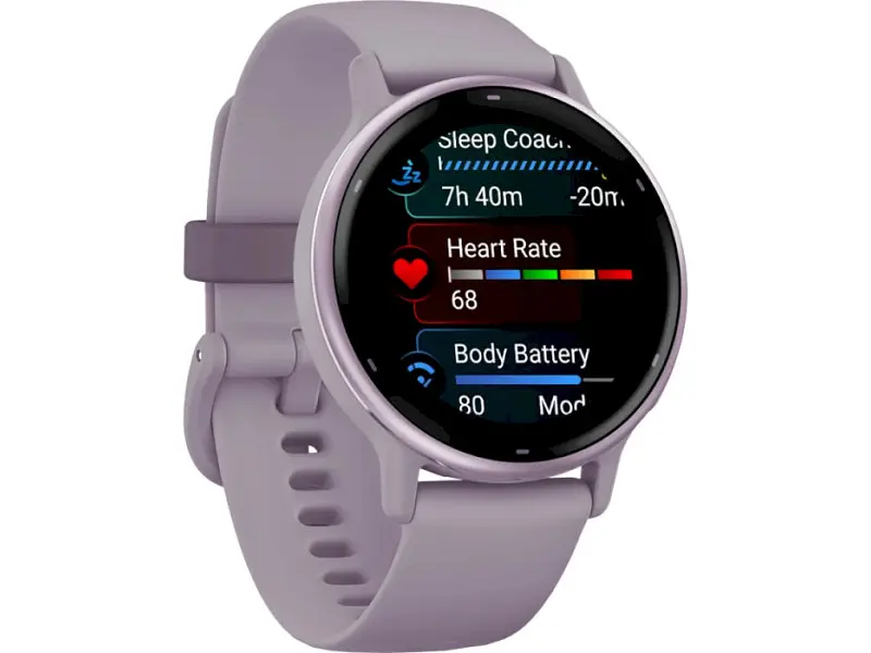 Смарт-годинник Garmin vivoactive 5 Metallic Orchid Aluminum Bezel with Orchid Case and Silicone (010-02862-13/53) - фото 2