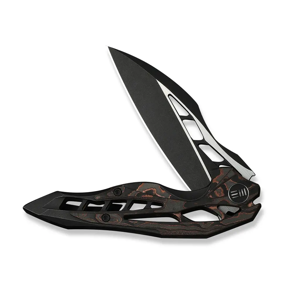 Ніж складаний туристичний Weknife Arrakis (8.8 см) Vanax / Titanium чорний з бронзою - фото 3