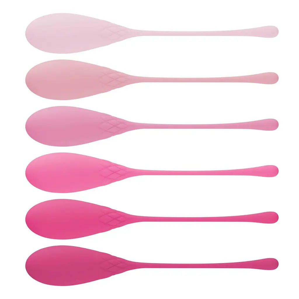 Набір вагінальних кульок Teazers Kegel Balls Set, 6 шт (рожевий) - фото 5