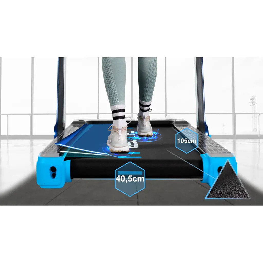 Беговая дорожка THUNDER Race Blue - фото 11