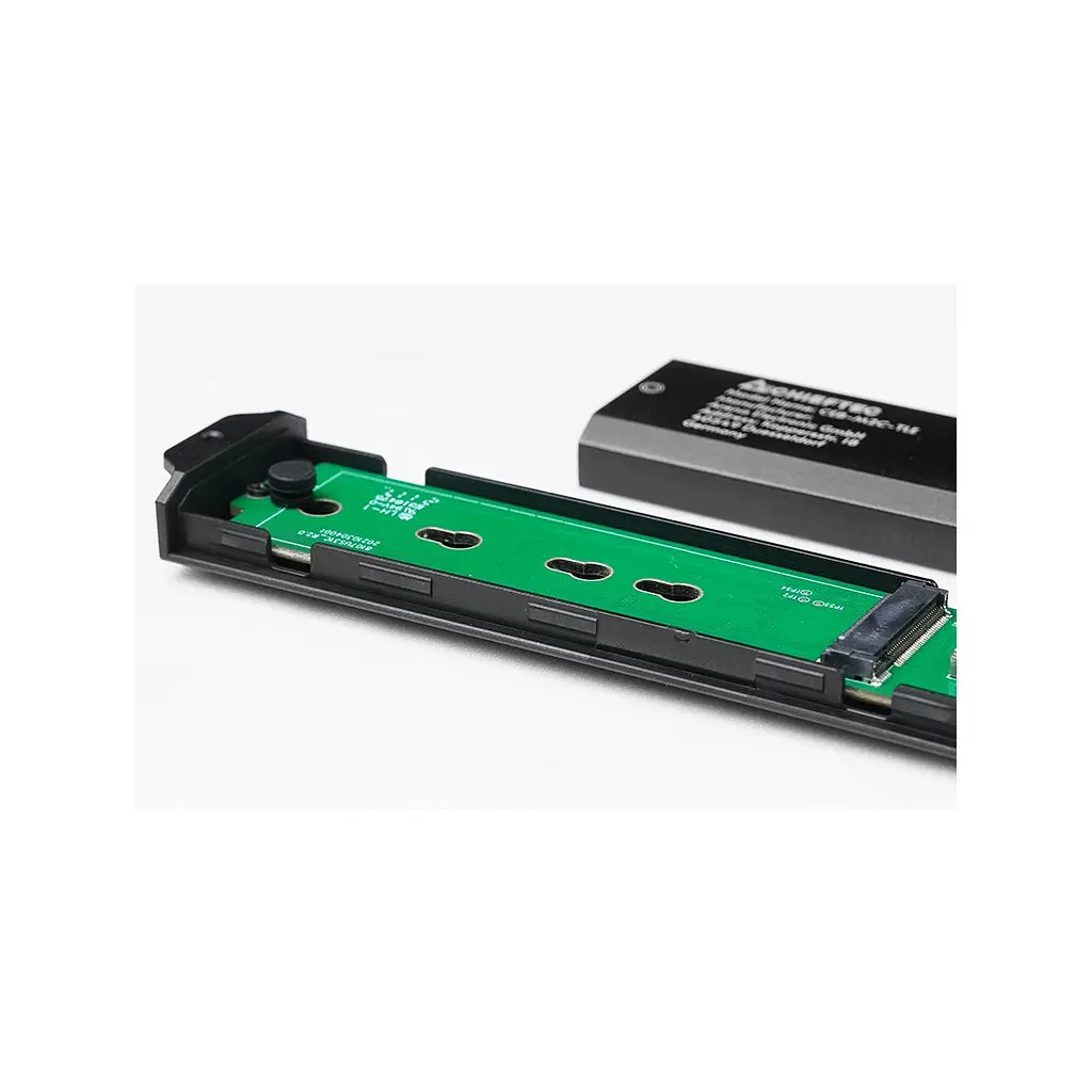 Кишеня зовнішня Chieftec M.2 PCIe NVMe/SATA SSD CEB-M2C-TLE USB 3.2 Gen2 Type-C Tool-Less Alum/Plastic (CEB-M2C-TLE) - фото 4
