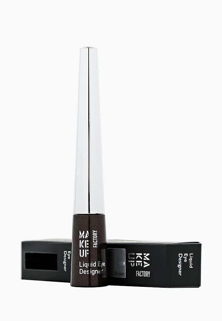 Рідка підводка для очей Make up Factory Liquid Eye Designer, відтінок 04 (Brown), 2,5 мл (357407) - фото 2