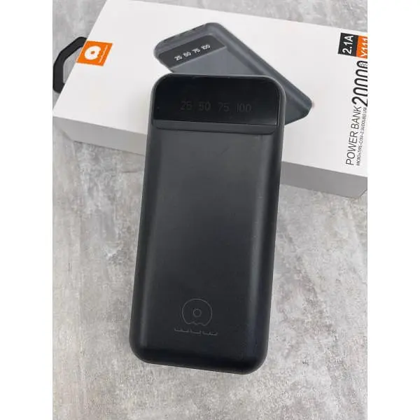 Зовнішній акумулятор WUW павербанк Y111 20000mAh 20W Black - фото 5