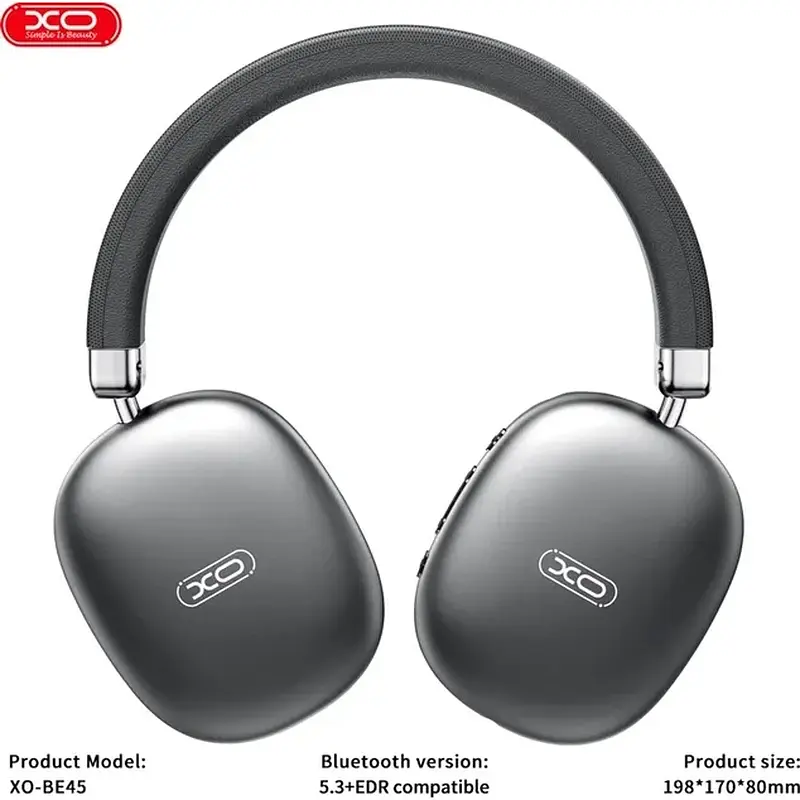 Bluetooth навушники XO BE45 Black - фото 4