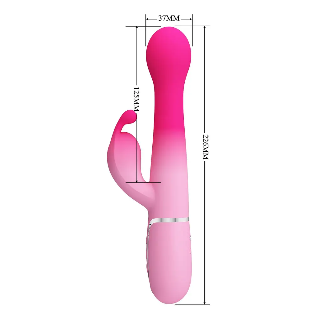 Вібратор Pretty Love Dejon Pink - фото 10