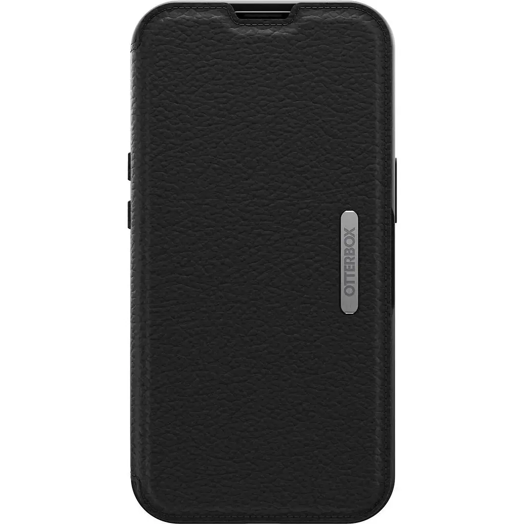 Оригинальный чехол книжка OtterBox Strada кожаный противоударный для iPhone 13 Pro Black (77-85796) - фото 7