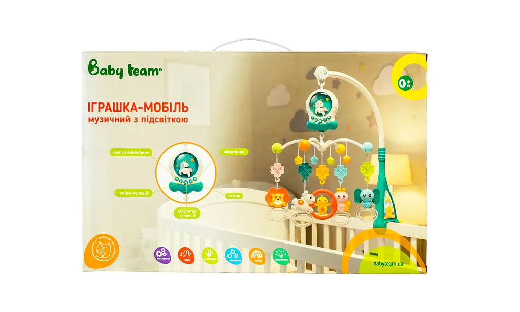 Іграшка-мобіль музичний Baby Team з підсвіткою (8564) - фото 5