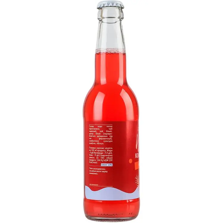 Комбуча Wild Kombucha Каркаде 330 мл - фото 2